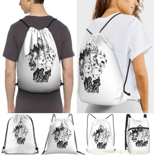 Ginga Nagareboshi Gin Women Drawstring Sackpack Gym Bags Men Outdoor Travel Backpacks For Training Fitness Swimming Bag