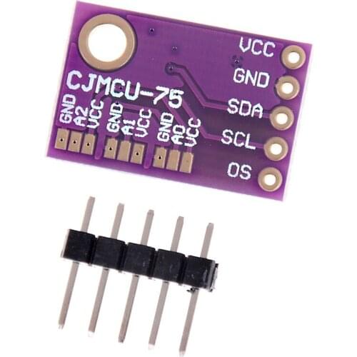 1pcs High Accuracy Digital Temperature Sensor Board LM75A IIC I2C Module