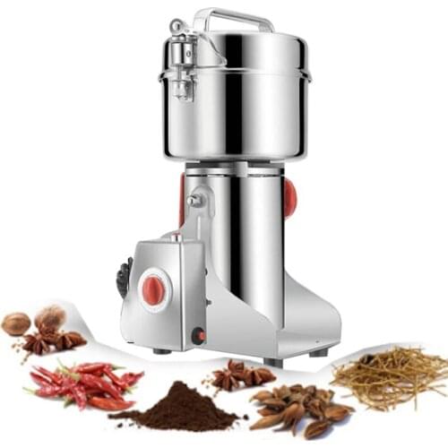 700G Medicine Powder Crusher Mill Medicine Fiour Grinding Machine Food Grinder Spices Grains Coffee Beran Grinder