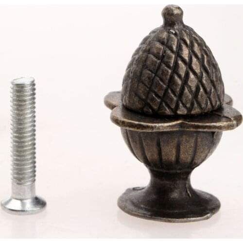 1Pc Antique Bronze Kitchen Cabinet Drawer Knobs Dresser Cupboard Wardrobe Furniture Pulls Handle Wooden Box Jewelry Box Knobs