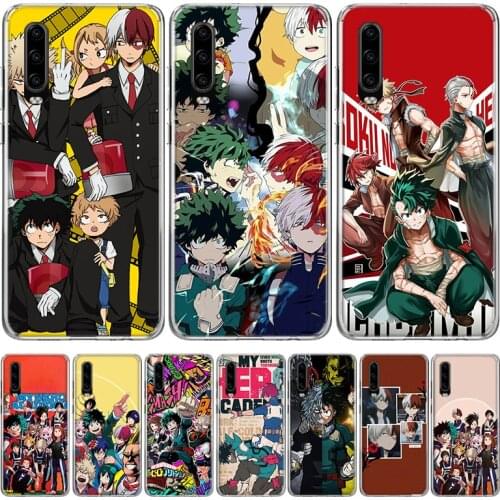 My Hero Boku No Hero Academia Deku Bakugou Phone Case for Huawei P30 P40 P20 P10 Mate 20 10 30 Lite Pro P Smart Z Plus + Art She