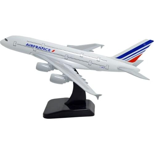 TANG DYNASTY(TM) 1:400 Standard Edition Air Bus A380 Air France Metal Airplane Model Plane Toy Plane Model