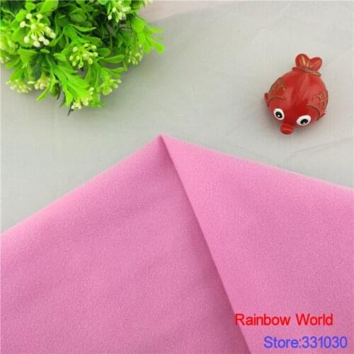 9166# Pink Loop Fleece fabric can stick by Magic tape/DIY sewing Stuffed toys sofa material velboa velvet(5 meters/lot)