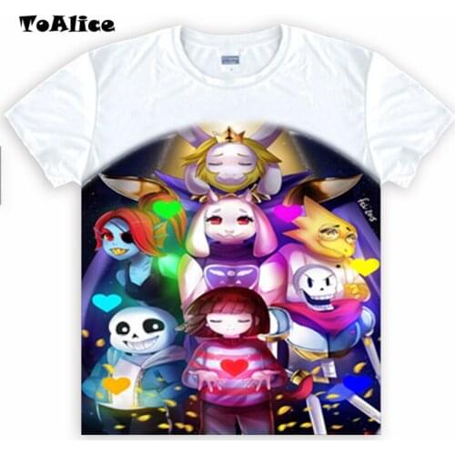 Anime Undertale T Shirt Skull Brother Sans Papyrus Cartoon Printed T Shirts Short Sleeve Tees O-Neck Mens T-shirts Fashion 2018