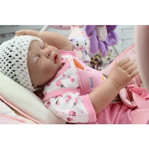 Bebes reborn girl dolls 20" NPK full silicone dolls reborn baby toy dolls for children birthday gift bonecas reborn