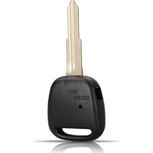 Kutery Remote Car Key Shell For Toyota Carina Celica Corolla Estima Harrier Previa One Side Button Key Case Cover Replacement