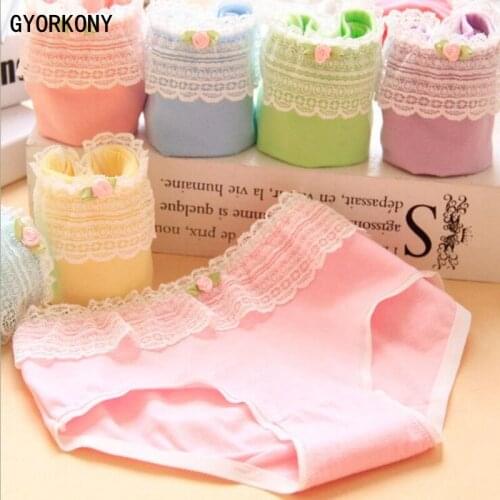 Hot Candy Color Panties High Quality Lovely Cute Girl Underwear Panties Cotton Briefs 5pcs/lot A-SQ-A103-5P