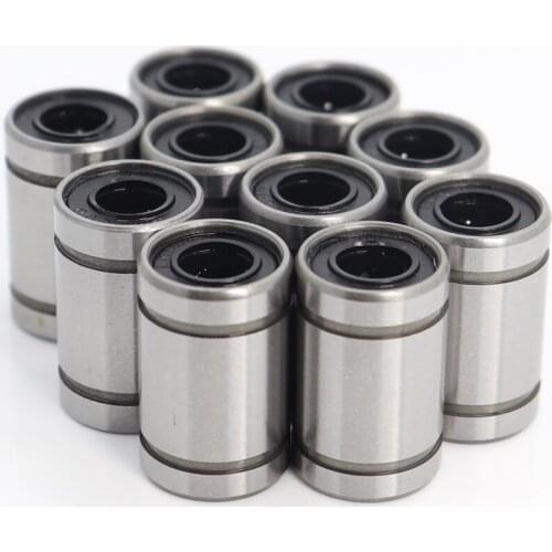 LM16UU Ball Bearing Bushing 16*28*37 mm ( 10PCS ) Linear Motion Bearings LM16 UU 3D PRINT Suitable for automatic recorders and d