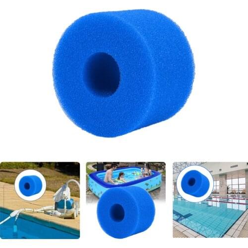 Reusable Washable Sponge Cushion Swimming Pool Filter Foam Cartridge Foam Basin For Intex S1 Type SPA Pool Accessories