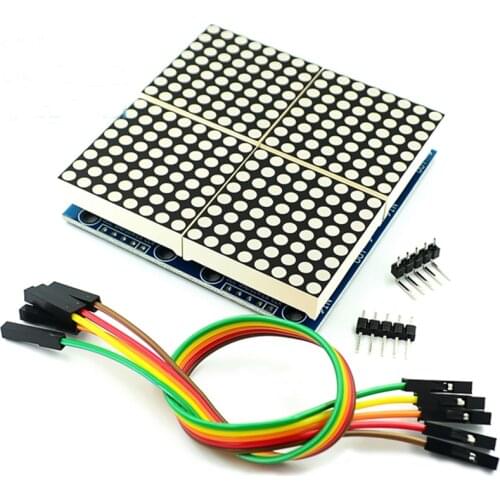 MAX7219 Dot Led Matrix Module 8*8 MCU LED Display Control Module For arduino 5V Interface Module 8x8 Output Input Common Cathode