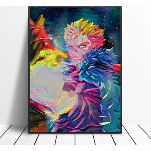 Lightning Dragon Slayer Art Canvas Poster Home Decor Painting No Frame