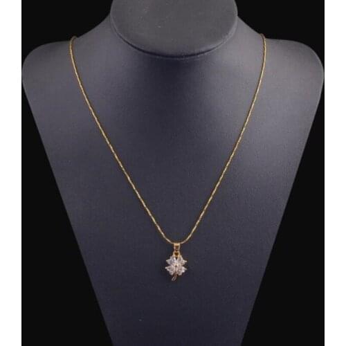 Stainless steel necklace pendant set ornament f