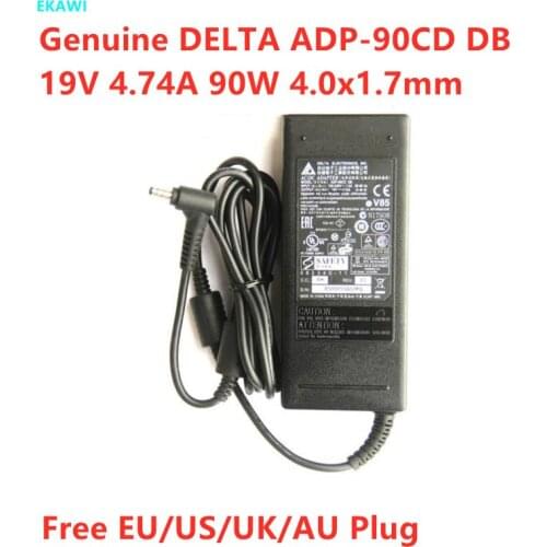 Genuine Delta 19V 4.74A 90W 4.0x1.7mm ADP-90CD DB Power Supply AC Adapter For Hasee 90W Laptop Charger