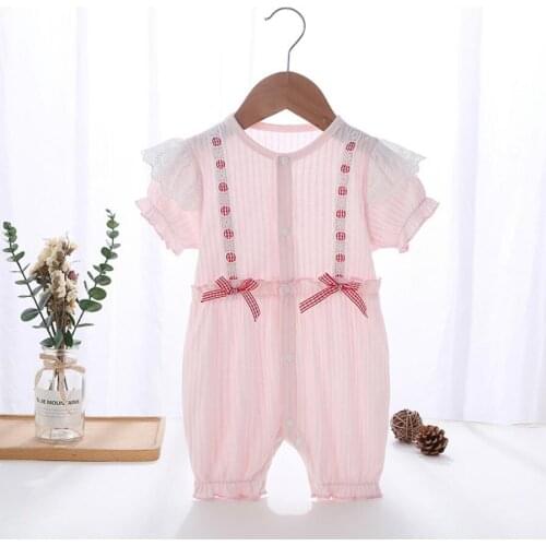 Pink Newborn Dress White Lace Baby Baptism Dress For Baby Infant Girl Vestidos Bow Christening Baby Girl Dresses 3 6 9 Months