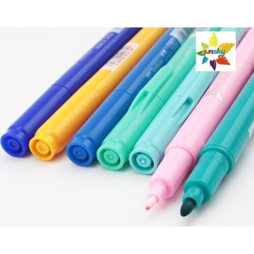 Original Tombow PLAY COLOR2 WS-TP Water based pen student double head Hand account drawing 36 colors Single Self selected