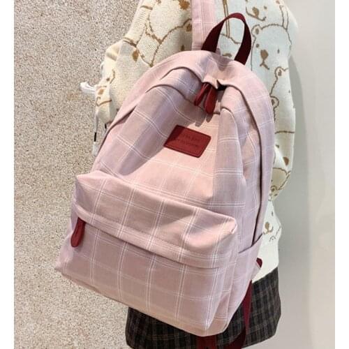 School Backpack Simple Womens Quality Students Backpacks For Girls Large Capacity Trend Schoolbag New Casual Travel Female Bags