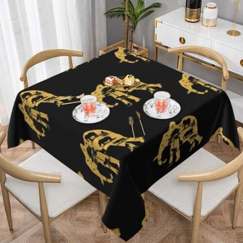 Elephant Tablecloth Summer Polyester Table Cover Decorative Cheap Decoration Printed Table Cloth