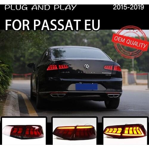 Tail Lamp For VW Passat EU B8 2015-2019 Passat LED Tail Lights Fog Lights Daytime Running Lights DRL Tuning Cars Car Accessories