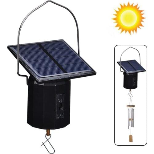 1pcs Portable Wind Spinner Motor Solar For Home Indoor Outdoor Ideal Wind Replacement Chime Garden Decor