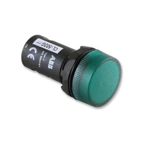 10 pcs CL2-502G 10157191 CL2-502G Pilot Light with Integrated LED 15A 24 V AC/DC Green