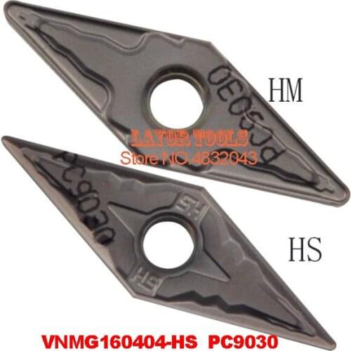 10PCS VNMG160404-HS PC9030 ,carbide Turning Inserts For Stainless Steel ,special Purpose Vehicle Lathe Blade