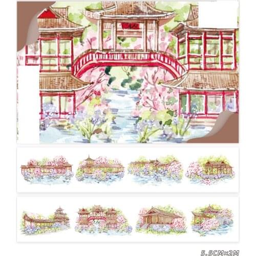 2M Pavilion Halfway Up The Hill Washi Tape