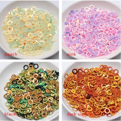 20g/Pack Multi Mix 3mm 4mm 5mm 6mm Sequins Colorful Flat Round Loose sequin Sewing Wedding Craft, Women Garment Accessories