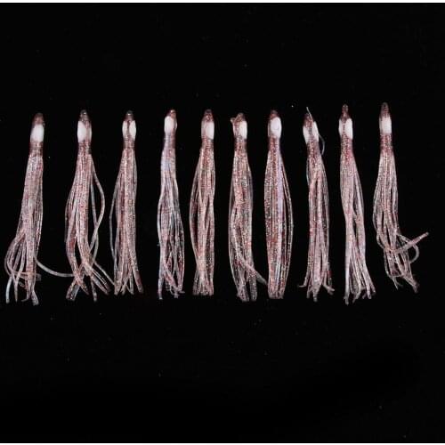 30pcs Fishing Lure Squid Octopus Skirts Lures Soft Baits Crankbait Tackle