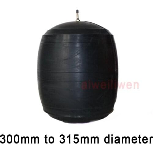 300mm to 315mm Water plugging airbag water shutoff balloon municipal pipeline gas bag Rubber stopper Inflatable Test Closed ball