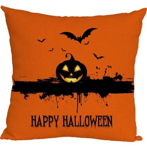40x40cm 45x45cm Happy Halloween Pillowcase Throw Cushion Pillow Cover Printing Cushion Pillow Case Bedroom Office 11