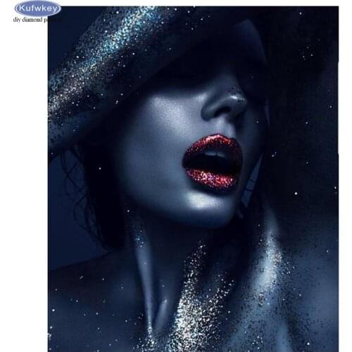 5D DIY Diamond Painting Abstract Woman Face Figures Mosaic Pictures Of Rhinestones Embroidery Kits Cross Stitch Home Decor