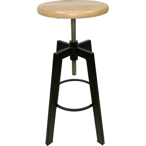 Bar Chair Bar Stool Wood Seat