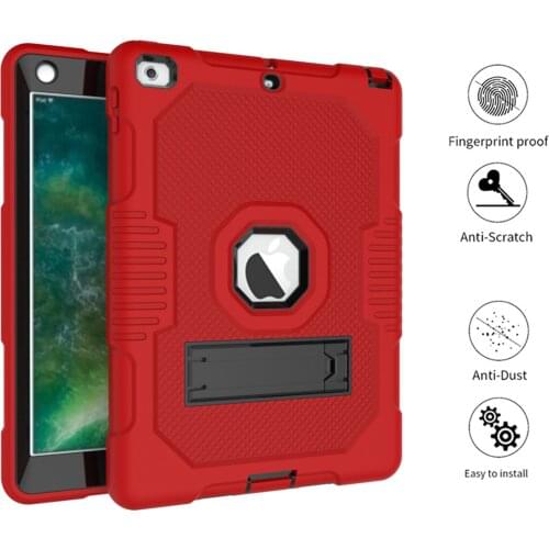Case For Apple iPad 9.7 2017 2018 5th A1822 6 th A1893 Cover Baby Safe Armor Shockproof Heavy Duty Silicone Hard Case