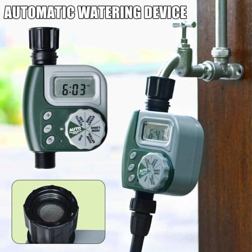 Digital Electronic Hose Sprinkler Water Timer Garden Irrigation Controller Large LCD Screen