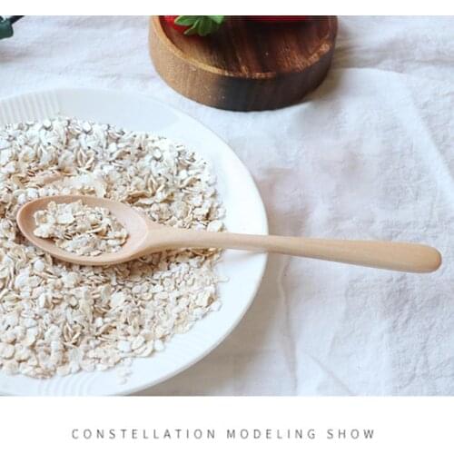 40# Wooden Spoon Bamboo Kitchen Cooking Utensil Tool Soup Teaspoon Catering