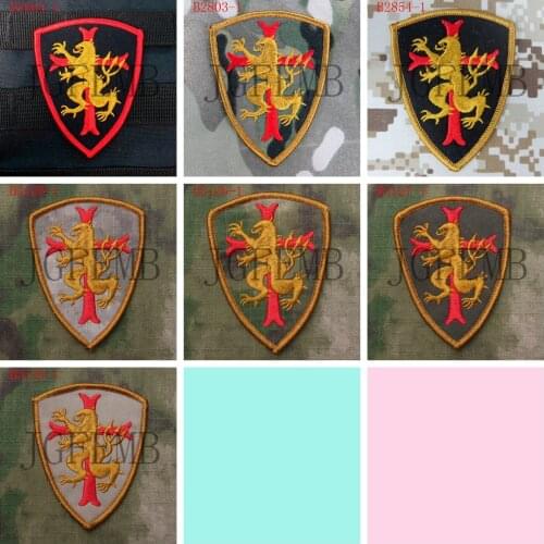 DEVGRU Seal Team Cross Gold Lion Military Tactical Morale Embroidered patch Badges black multicam FG AU Green