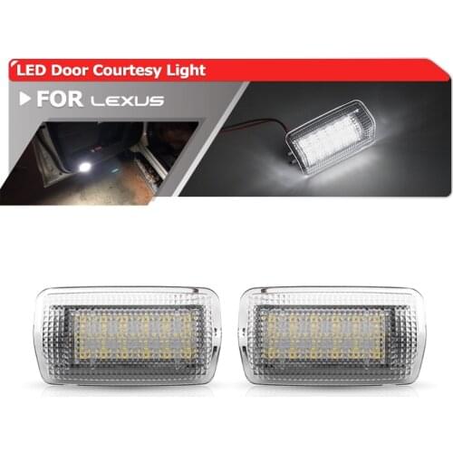 For Lexus IS ES GS RC LS RX Series 240 300 330 350 400 450 460 500 570 GX460 LX570 HS250h SMD Led Door Courtesy Footwell Lights