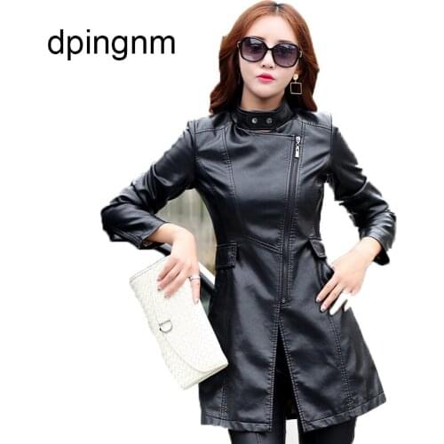 Женские кожаные куртки Dpingnm China At AliExpress