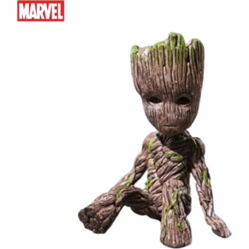 Marvel Groot 6cm Anime Figures Guardians of the Galaxy Super-Heroes Cute Toys Avengers Mini Groot Kids Doll Action Figma Gift