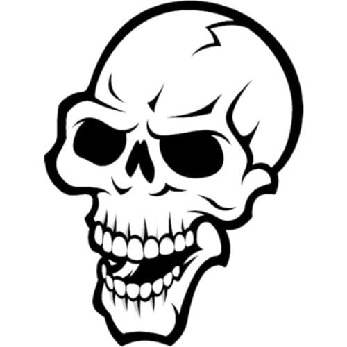 Hot Selling Large Skull Die Cut Vinyl Car Decor Art Stickers Removable Decals L164