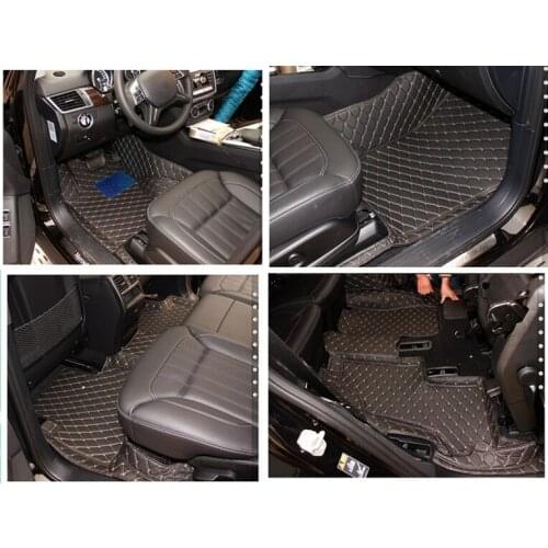Good mats! Special car floor mats for Mercedes Benz GL 500 X166 7seats 2016-2013 waterproof carpets for GL500 2015,Free shipping