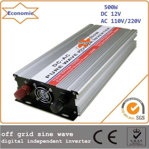 500w 12/24Vdc 110/220Vac 50/60Hz off grid sine wave inverter, digital independent inverter with high quality,economic price