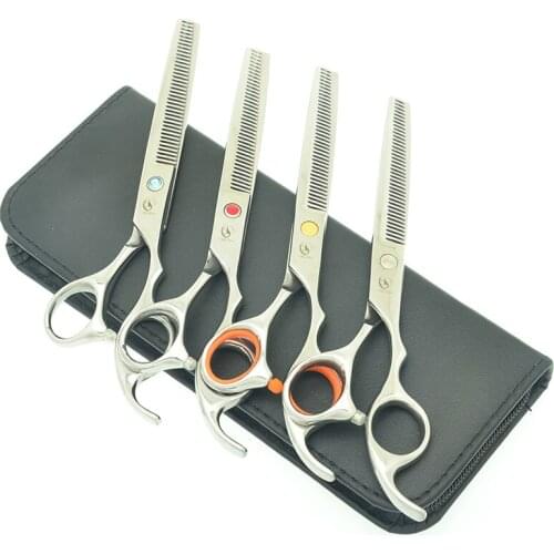 Meisha 6.5 Inch Hairdressers Scissors 440C Japanese Steel Hair Thinning Shears Dog Trimming Tijeras 7.0 Inch Cut Razors HA0397