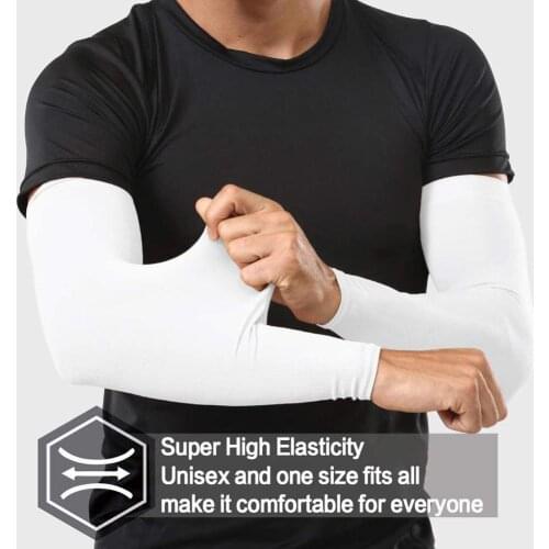 2pcs Womens Arm Warmer Sleeves Summer UV Protection Arm Sleeves Women Men Anti UV Armwarmer Long Fingerless Gloves Arm Sleeves