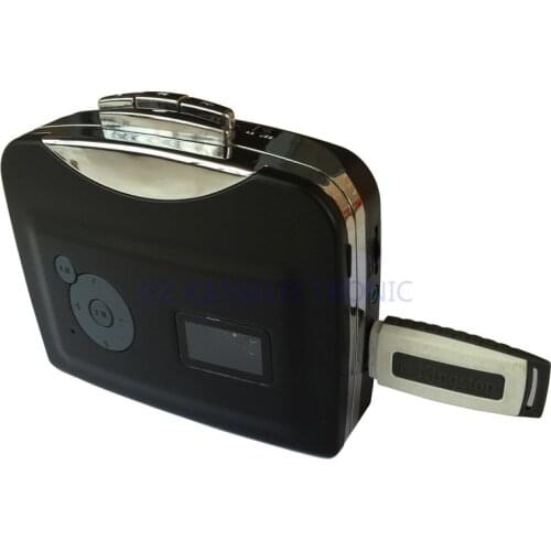 Cassette Tape converter player, convert old tape cassette to mp3 in U Flash Disk directly directly no pc need free shipping