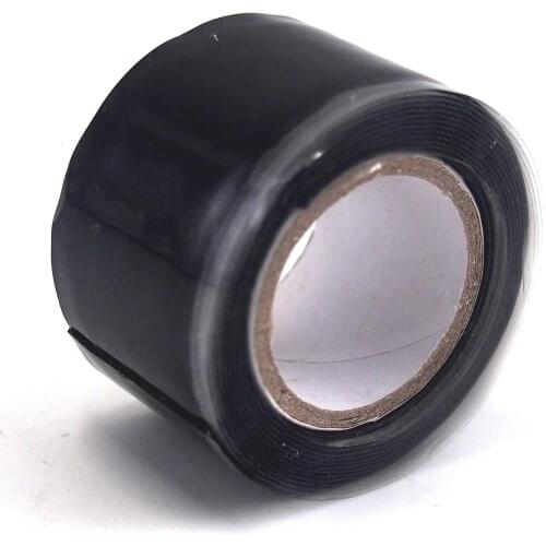 1PC Black Self Adhesive RepairTape Garden Water Pipeline Waterproof Silicone Belt Super Strong Fabric Tape