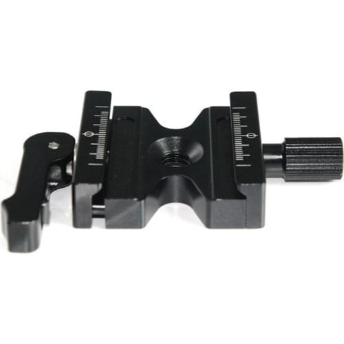 Tripod ball head dslr Camera mount adapter Adjustable Knob clamp Arca Swiss Double Lock Quick Release clip plate Clamp