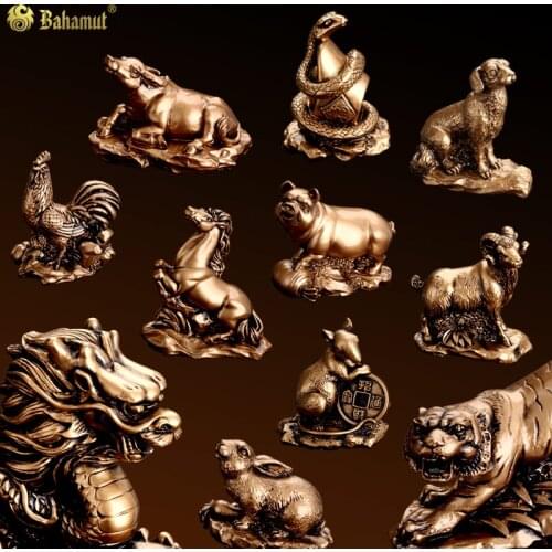 The Mascot 12 Zodiac Constellation Resin Hand Made Miniature Arts And Crafts Decoration Birthday Gift