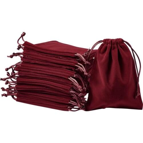 20Pcs Velvet Jewelry Bags Drawstrings Pouches Mothers Day Jewelry Gift Display Packing Bags 16x12cm