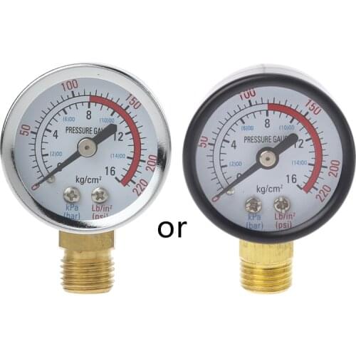 Top Quality Dual Scale Economical All Purpose Pressure Gauge with Brass Internals 0-220 PSI/KPa